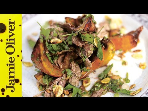 Roast duck & Pumpkin - Jamie at Home
