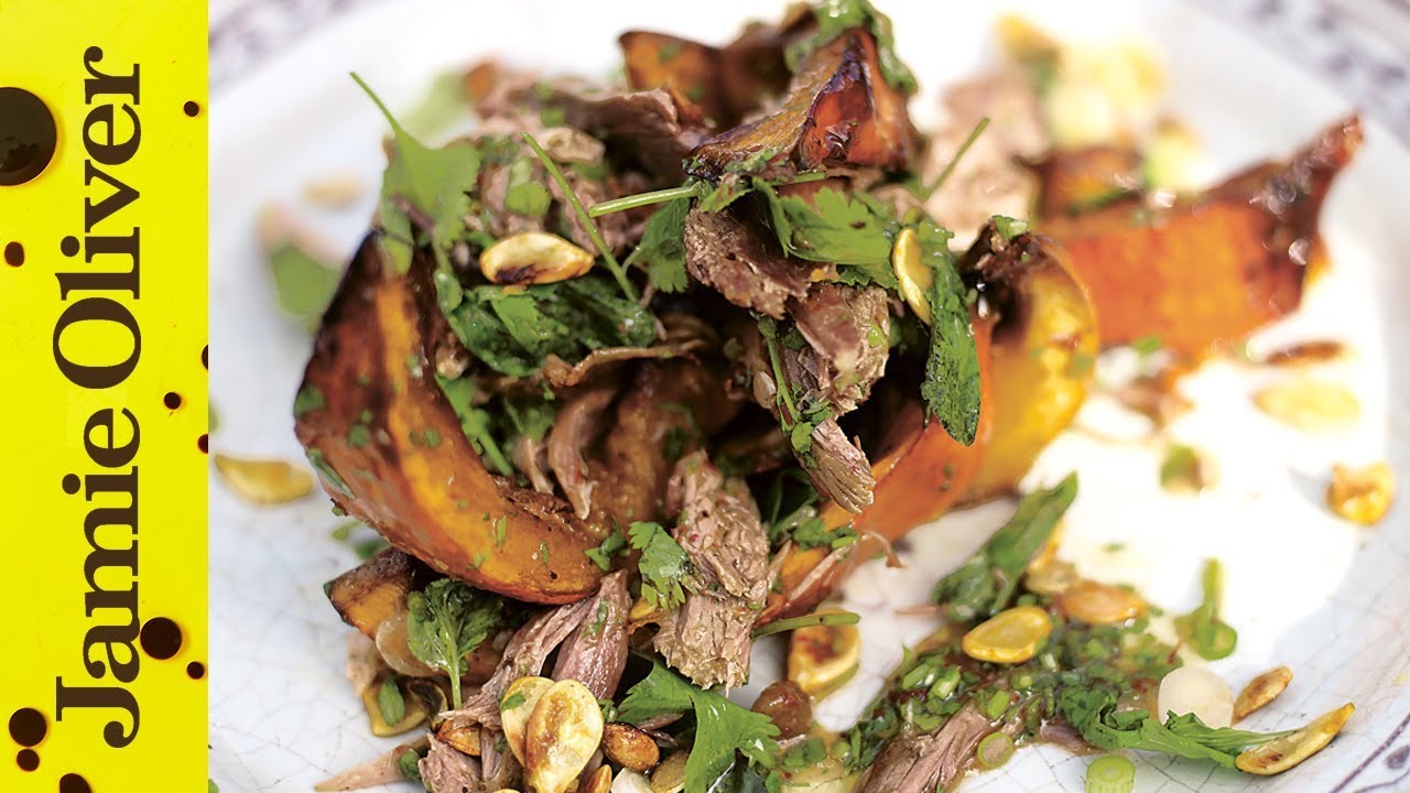 Roast duck & pumpkin: Jamie Oliver