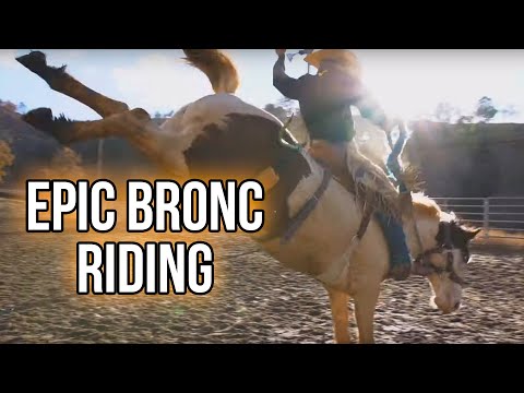 Epic Bronc Riding Practice | Veater Ranch - 12-15-19
