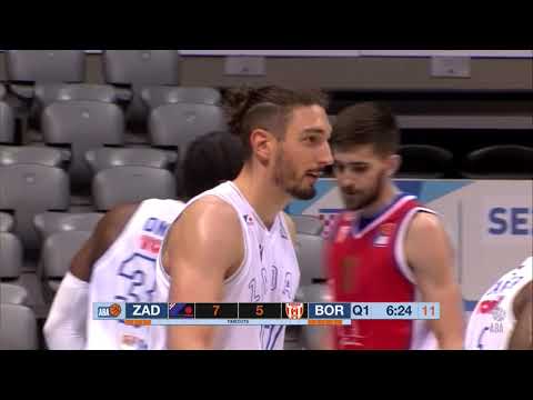 ABA Liga 2020/21, Round 11 match: Zadar - Borac (24.3.2021)