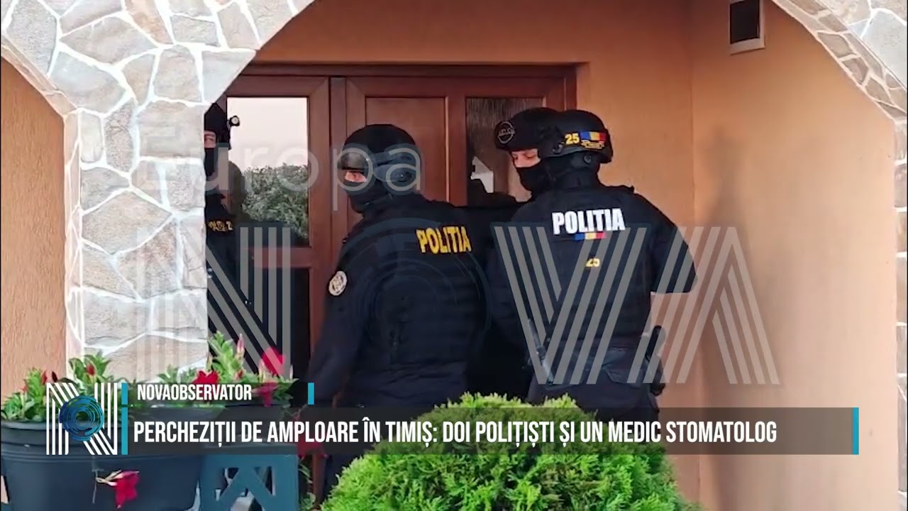 Percheziții de amploare în Timiș: doi polițiști și un medic stomatolog, printre suspecții într-un dosar de braconaj cu arme letale