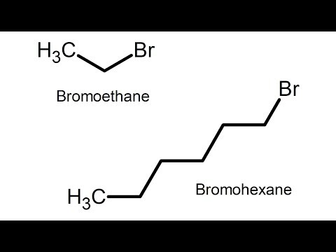 Make Alkyl Halides Bromoethane and Bromohexane