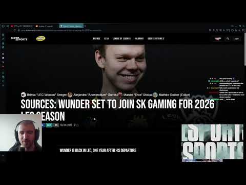 NEW SK ROSTER GOES CRAZY - FNATIC DOOMED - LEC OFFSEASON REACTION YAMATOCANNON CLIPS