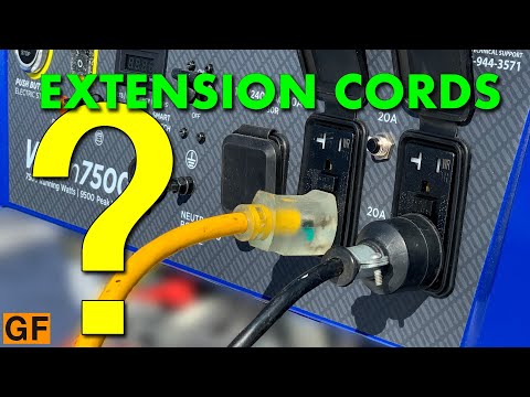 Extension Cords On A Generator? No, Yes, Mbe...