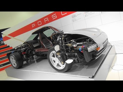 Porsche 959 cutaway model - The Super Porsche - Porsche Museum Stuttgart