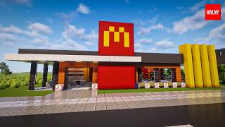 How to build a mcdonalds in minecraft