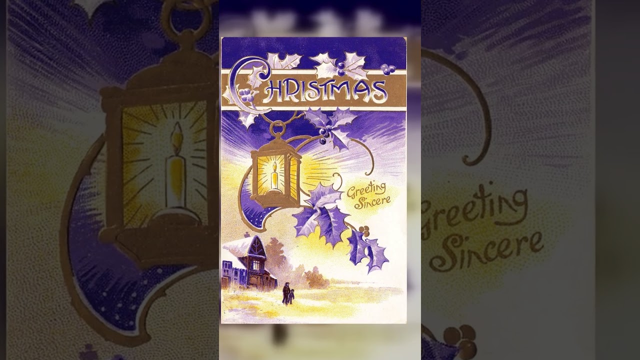 B.B. London, Divided Back Christmas Postcard, 1908, Wisconsin Video