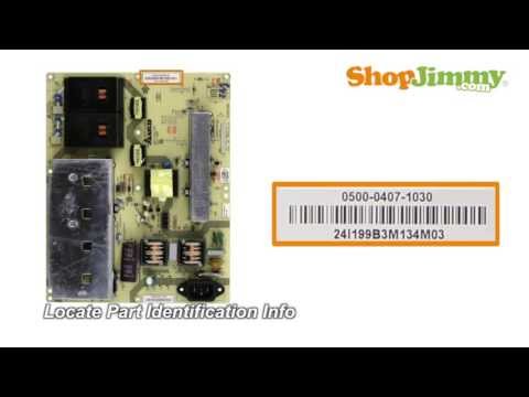 TV Part Number Identification Guide for Vizio Power Supply Unit PSU Boards LCD LED Plasma TVs