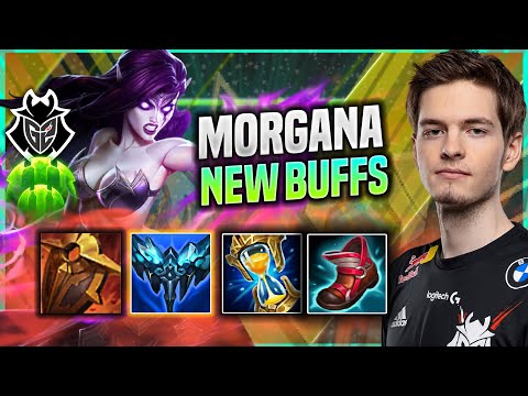 MIKYX TRIES MORGANA WITH NEW BUFFS! - G2 Mikyx Plays Morgana SUPPORT vs Amumu! | Patch 11.18