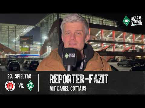„Werder schlingert Abstieg entgegen“ – Reporter-Reaktion nach SVW-Niederlage auf St. Pauli!