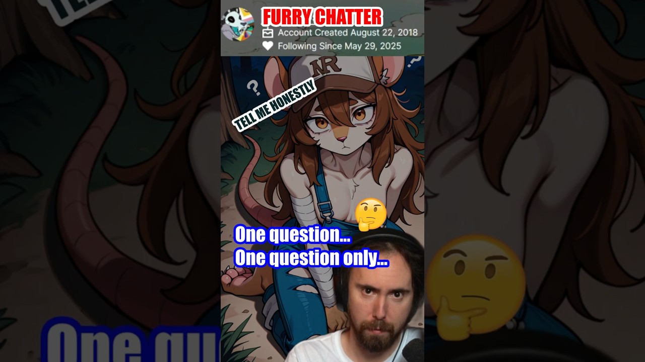 Asmongold Asks Viewer LIVE: ‘Are You a Furry?’ — AI Art Debate Explodes
