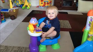 Fisher Price Song & Story Learning Chair Has Baby Michael Dancing! Playtime Review