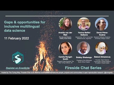Fireside Chat | Inclusive multilingual data science | Anelda, Yanina, David, Camila, Bobby, Batool