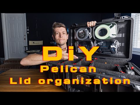 Best DIY Pelican Case Lid Organizer. $35!