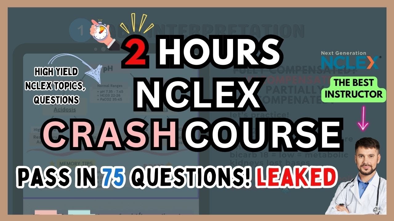 2-Hour Ultimate NCLEX Mastery Course | Pass the NCLEX Fast and Easy | High Yield Topics & Questions