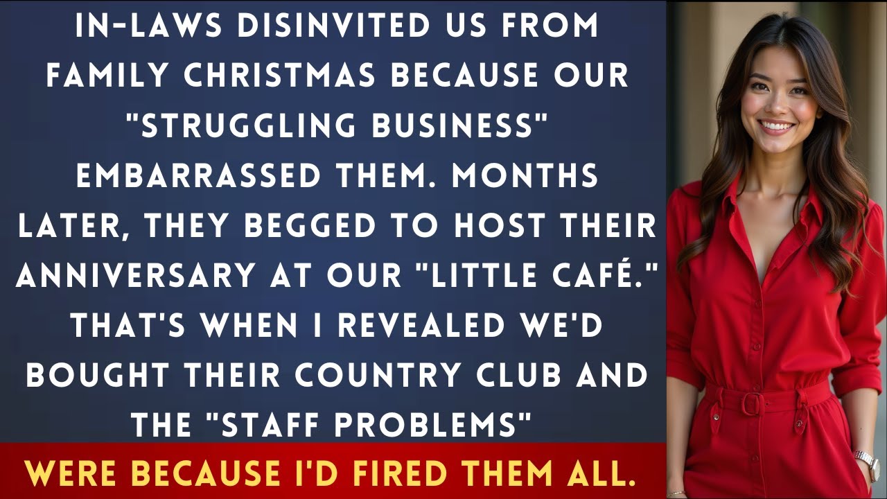 In-Laws Banned Us From Christmas, Then Begged To Use Our Café For Their Anniversary