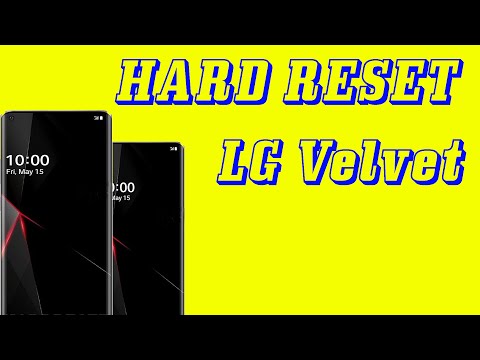 HARD RESET LG VELVET