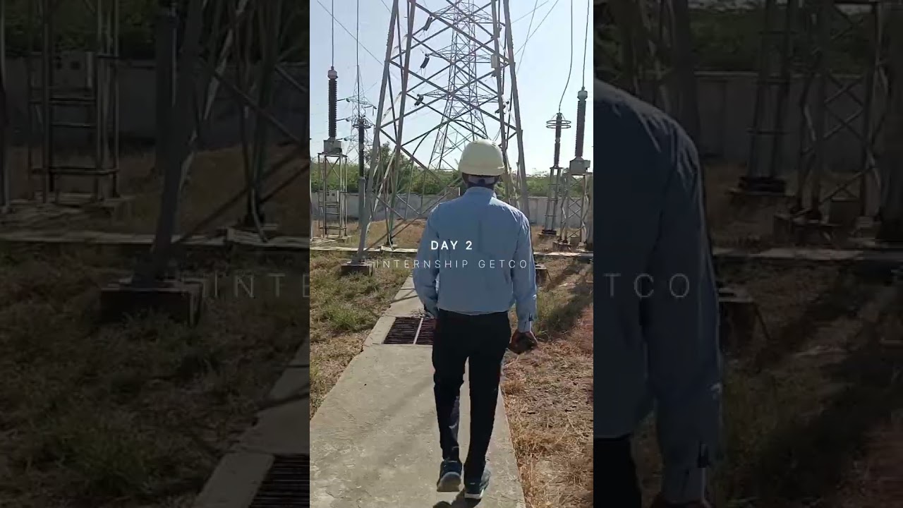 Day 2 : Internship at GETCO.   #electrical #circuit #industrial #training #internship