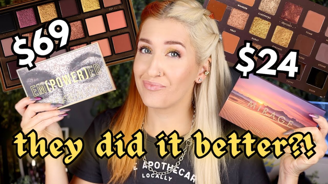 MAKEUP DUPE? *NEW* ALTER EGO MIRAGE PALETTE VS. HUDA BEAUTY EMPOWERED PALETTE