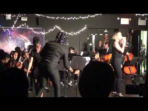 Orchestra performance. M.S. 180 summer program.