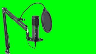 microphone studio green screen for youtube karaoke
