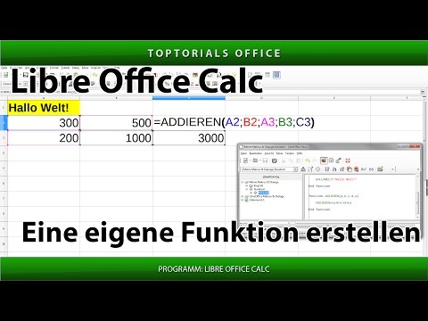 Create your own function easily (LibreOffice Calc)
