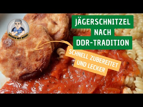 Jägerschnitzel nach DDR-Tradition