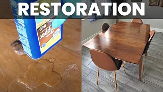 Restoring a Mid century Modern Dining Room Table | In memory of the loss of my Uncle