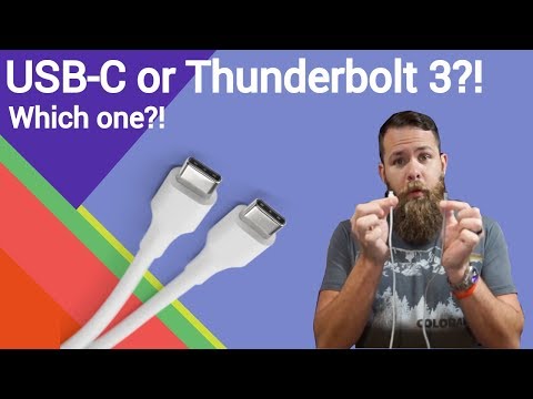 USB-C vs Thunderbolt-3: Showdown and Compare!
