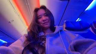 flying home for spring break as a college student at uc berkeley ✈️
