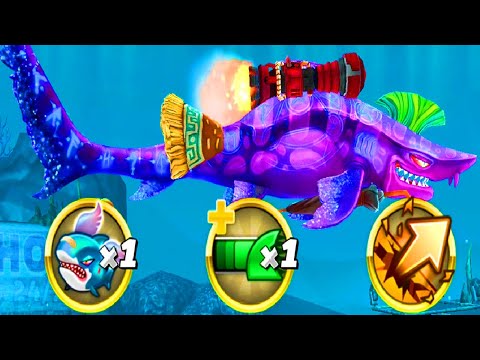 Hungry Shark World - NEW Dark Magic Shark Bigger, Stronger & Faster - Android Gameplay 2020
