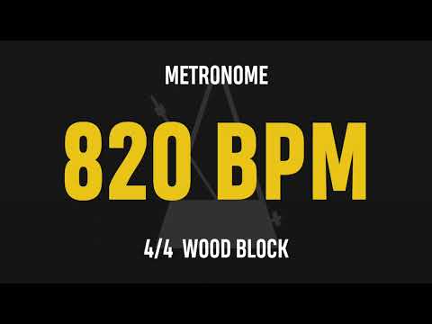 820 BPM 4/4 - Best Metronome (Sound : Wood block)