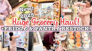 HUGE GROCERY HAUL 2025 + FRIDGE RESTOCK & PANTRY ORGANIZATION | SELLE DESHIRO | CLEAN AND ORGANIZE