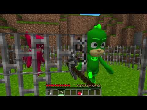 Who Will Win SirenHead or PJ MASKS in Minecraft - Coffin Meme