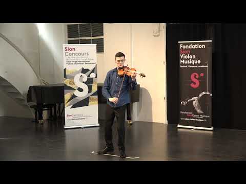 Michel Petrossian, "Stilleven" - Arthur Traelens, violin (Tibor Varga International Competition)