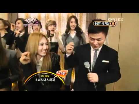 111028 Music Bank SNSD BackStage Interview
