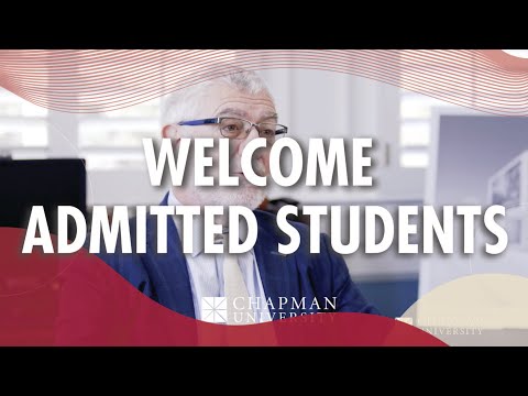 Welcome to Chapman from President Struppa