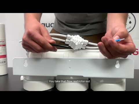 How To Flush A Reverse Osmosis (RO) System And Install a Membrane Flush Valve⎟LiquaGen Water