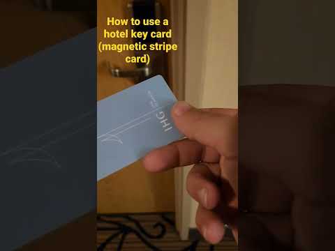 how to use hotel key card, magnetic stripe cards, hotel room