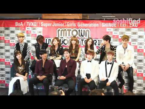 [2012] SMTOWN LIVE WORLD TOUR III Press Conference - Girls' Generation