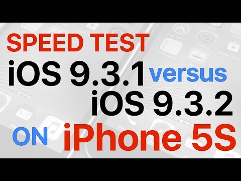iPhone 5S : iOS 9.3.1 vs iOS 9.3.2 Final Release Build 13F69