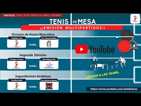 MULTIPARTIDO RCTML - DIV. HONOR MASCULINA, SEGUNDA DIVISIÓN Y SUPERDIVISIÓN ANDALUZA.