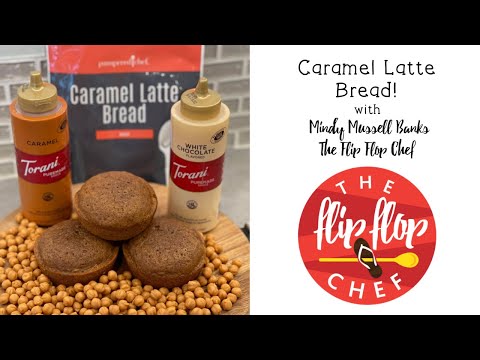 Caramel Latte Bread Muffins with The Flip Flop Chef!