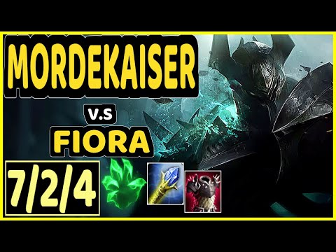 HYDROGEN (MORDEKAISER) vs FIORA - 7/2/4 KDA TOP GAMEPLAY - BR Ranked GRANDMASTER
