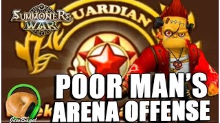 SUMMONERS WAR : Poor Man's Guardian Arena Team?