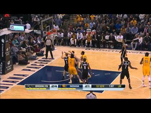 Roy Hibbert vs Brookly Nets 2014.02.01