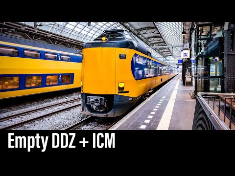 Trein Cabinerit / Amsterdam - Hoofddorp Opstel - Zwolle / Lege DDZ + ICM / Jan 2020
