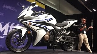 First Look at the 2016 Honda CBR500R from AIMExpo 2015