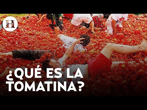 ¡Se agarraron a tomatazos! España vivió la tradicional fiesta de la tomatina ¿en qué consiste?