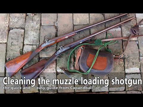 How to clean your muzzle loading shotgun
